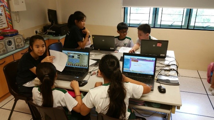 Peer Tutoring Programme for P3 and P4 pupils -in collaboration with Hougang Secondary Pupils